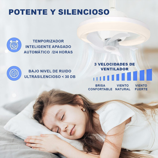 LAMPARA CON VENTILADOR