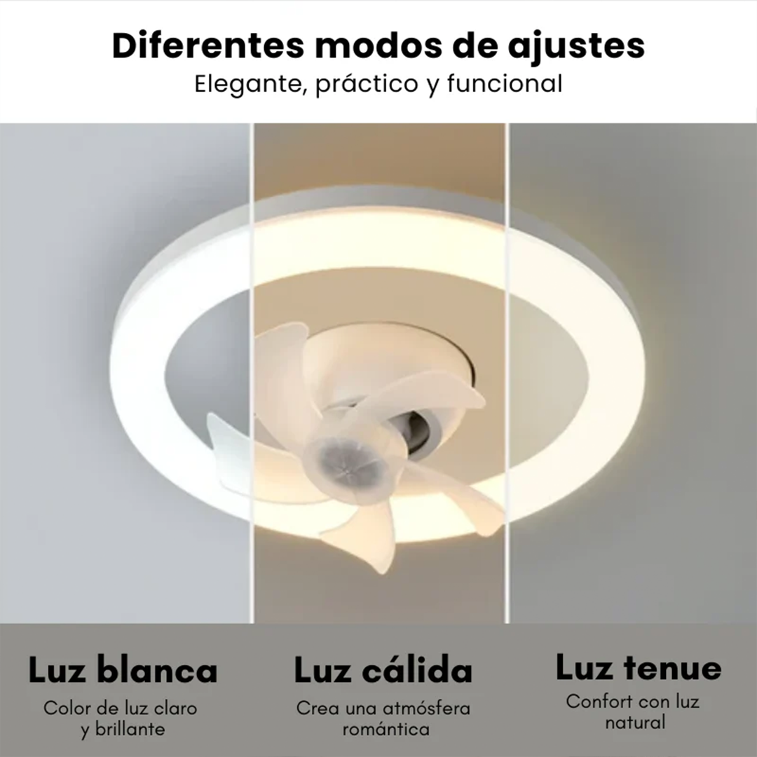 LAMPARA CON VENTILADOR