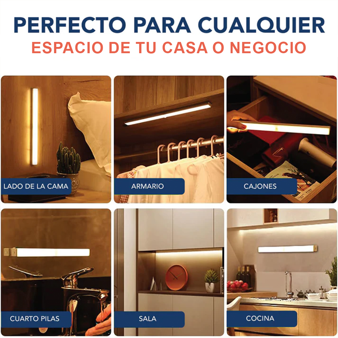 Barra de Luz LED con Sensor de Movimiento 2X1