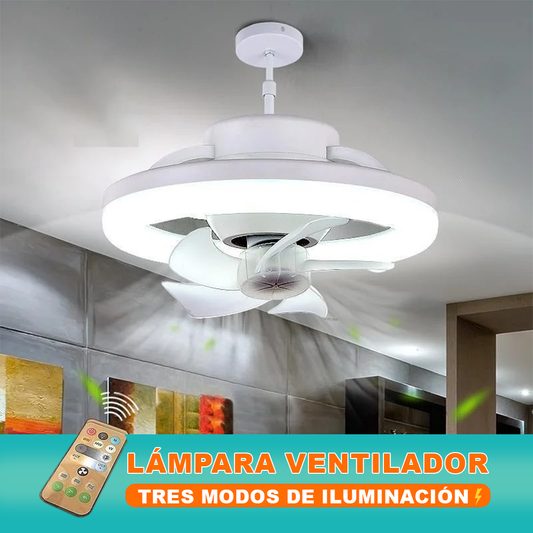 LAMPARA CON VENTILADOR